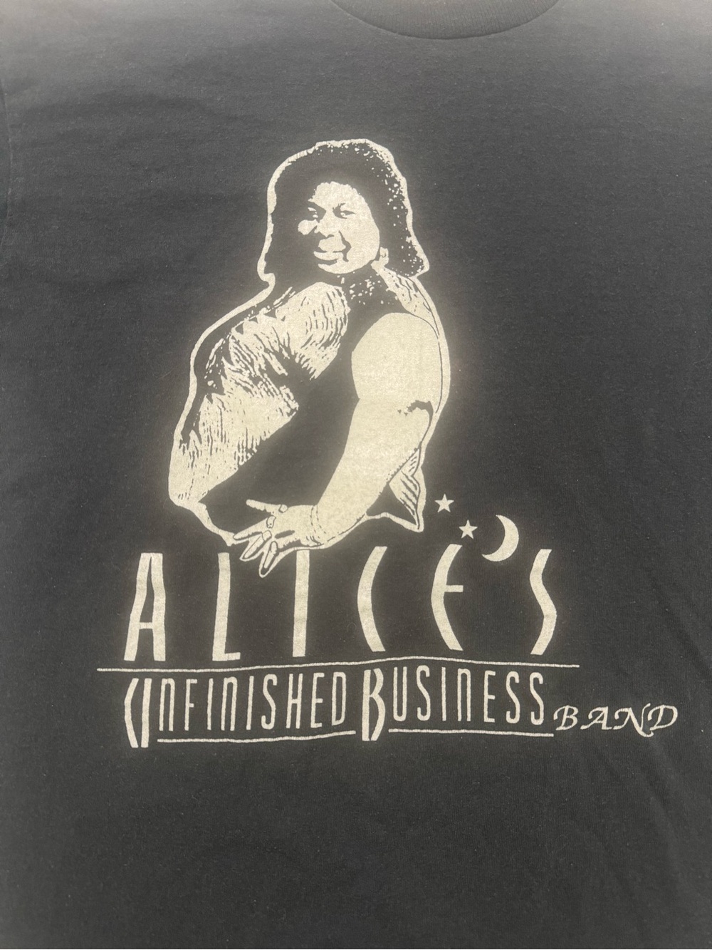 Vintage 90s Sweet Alice Unfinished Business Cincinnati Soul R&B Band Tee L